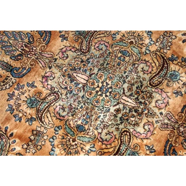 Antique hand-woven Kerman rug in original good condition. The rug is from the beginning of 20th century. -condition:...