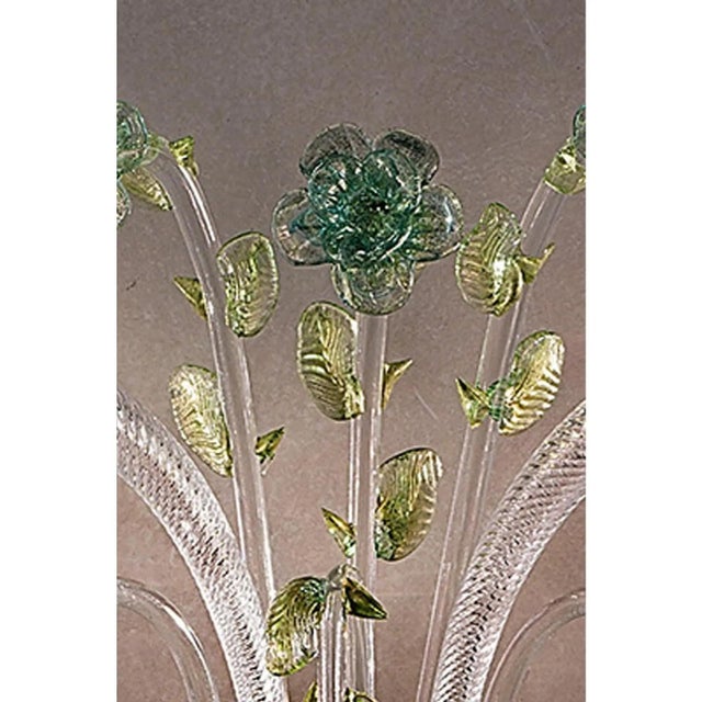 Floreal Murano Glass Wall Sconce by Simoeng For Sale - Image 4 of 6