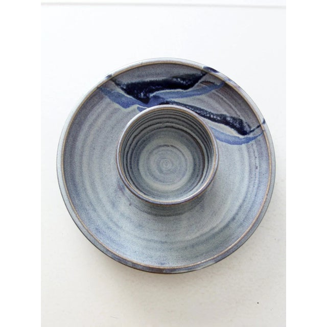 Ceramic Vintage Studio Pottery Serving Platter For Sale - Image 7 of 12