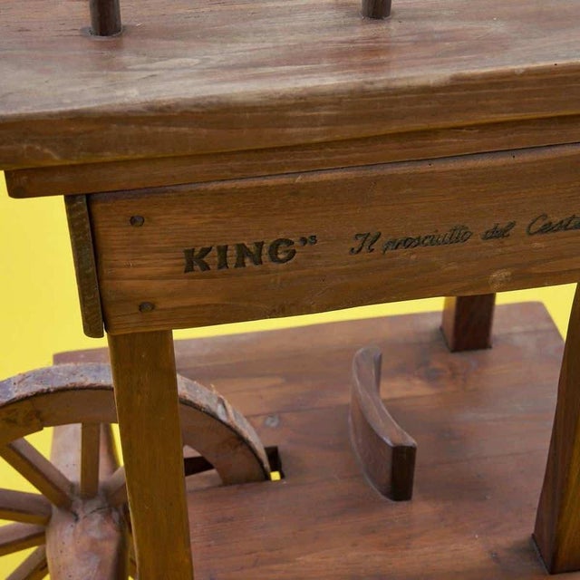 Item : This charming wooden cart, dating back to 1960–1969, is a perfect example of rustic Italian design. Crafted with...