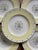 1940s Wedgwood Cynthia Pale Yellow and Gray Floral 8” Plates - Set of Eight (8) For Sale In Chicago - Image 6 of 7