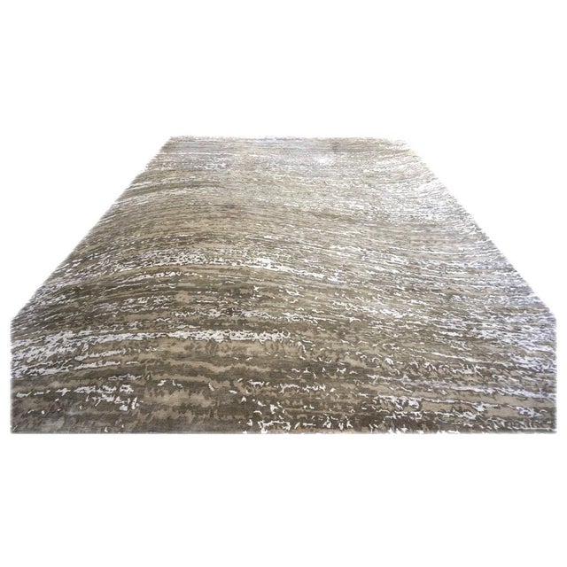 Condition: New Origin: India Design: Modern Athena Collection Actual size: 9.1 x 12.2 Color: Tan, Gray, Ivory Content:...