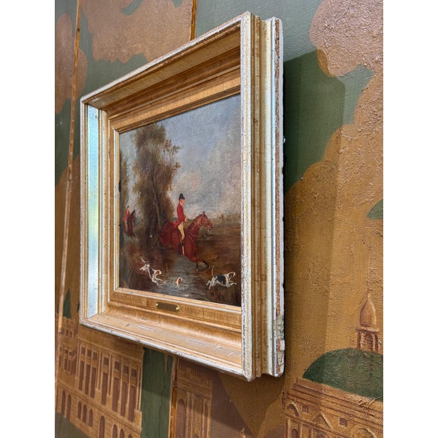 Wood Early 19th Century English Sporting Painting For Sale - Image 7 of 7