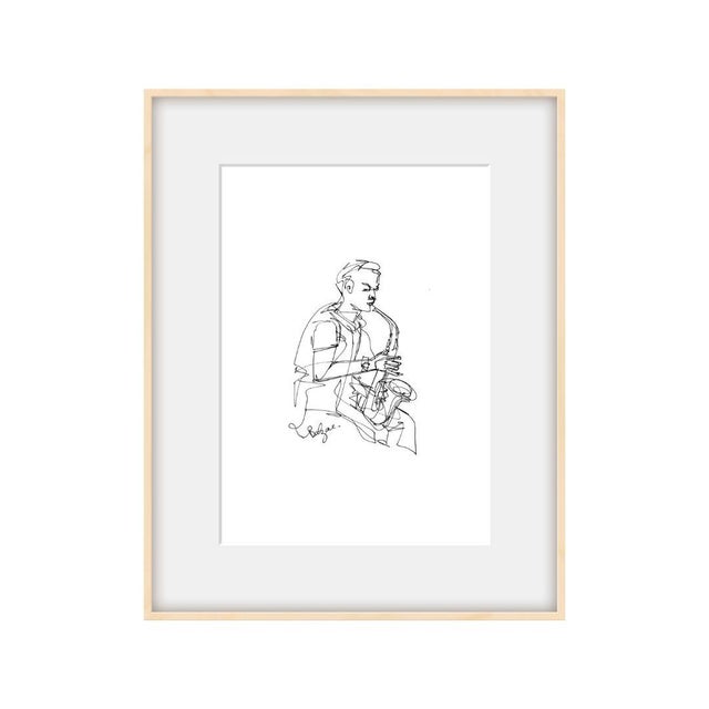 Balzac, Saxophonist, 2023, Print For Sale - Image 13 of 14