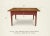 American Circa 1797 Pennsylvania Farm Table With Original Red Brick Paint & Patinated Wood Top For Sale - Image 3 of 6