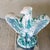 Pair of Vintage Federal Style Concrete Eagle Garden Finials - 16" For Sale - Image 9 of 12
