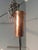 Chandelier in Copper Brass and Colored Glass 4 Copper Cones For Sale - Image 14 of 18