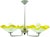 Metal Mid-Century Chandelier from Polam, Poland, 1960s For Sale - Image 7 of 17