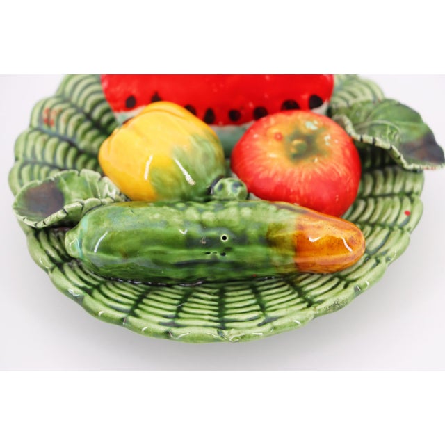 Trompe l'Oeil Antique Portuguese Plate For Sale - Image 4 of 13