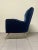 Vintage Lounge Chair in Blue Velvet, 1950s For Sale - Image 9 of 18