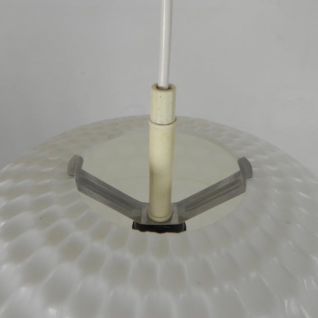 Vintage Plastic Sphere Pendant Lamp by Aloys F. Gangkofner for Erco, 1960s For Sale - Image 9 of 15