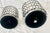 Bring a touch of Late 20th Century / Y2K glamour to your tabletop or decor with this striking pair of Party Lite...