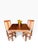 Wood 1930s Solid Quarter Sawn “Tiger Oak” Draw Leaf Table For Sale - Image 7 of 11