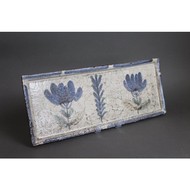 Vintage French Ceramic Tray by Gustave Reynaud, 1960s For Sale - Image 4 of 13