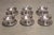 Purchased in France, this elegant vintage silver-plated dessert service includes six pedestal dessert bowls and a matching...