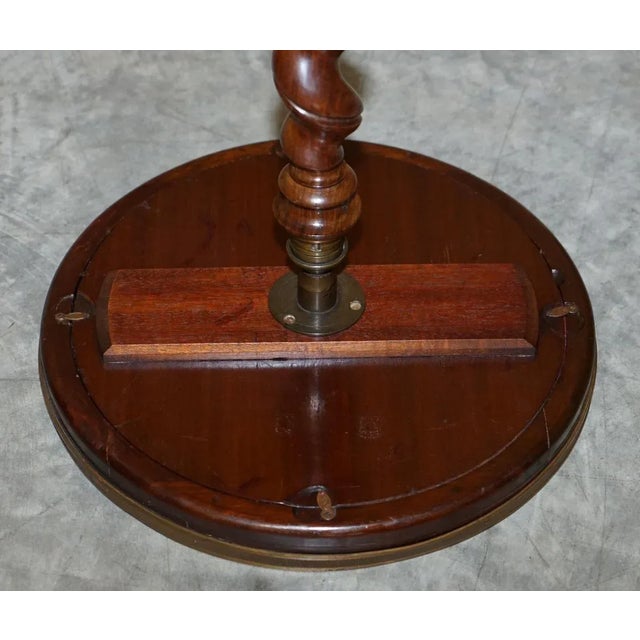 Antique William IV Hardwood Side Table with Display Case Top, 1830s For Sale - Image 11 of 13