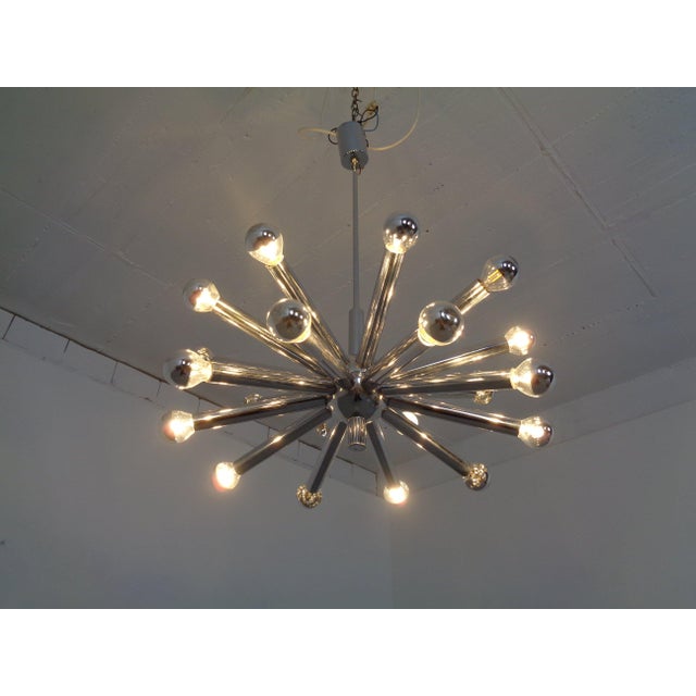 Large Sputnik Pendant Light by Gaetano Sciolari for Sciolari, Italy, 1960s For Sale - Image 6 of 18