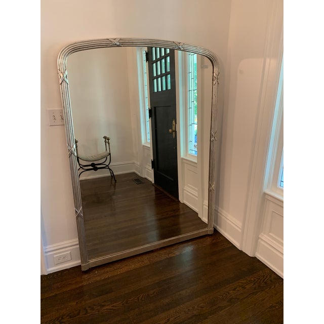 Late 19th Century 19th Century French Silver Gilt Mirror For Sale - Image 5 of 5