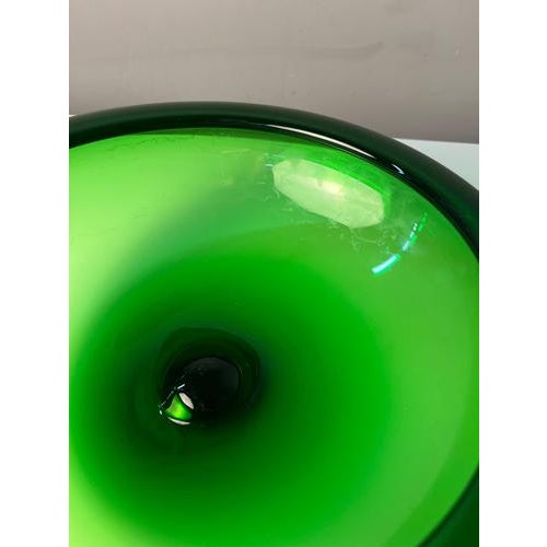 17792 Bowl in Green Glass by Per Lütken for Holmegaard For Sale - Image 10 of 11