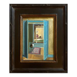 Interior Room With Two Cats by Satori Gregorakis