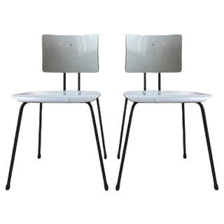 Set of Vintage Chairs by Willy Van Der Meeren for Tubax For Sale