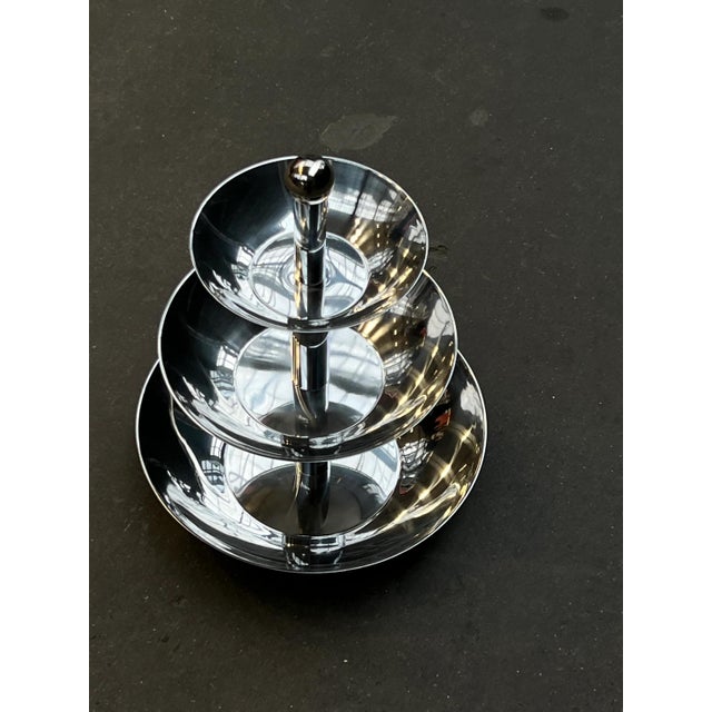 Tall Steel Stand, 1990s For Sale - Image 3 of 3