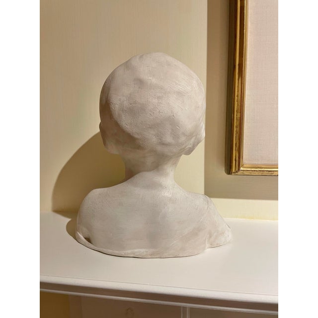 Plaster Bust of a Young Boy For Sale In New York - Image 6 of 9