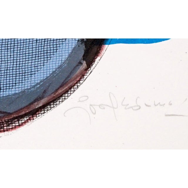 Figurative 1981 Jorge Dumas the Offering Female Lithograph For Sale - Image 3 of 4