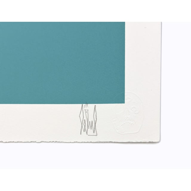 Street Art Eelus, See What I Saw (Green), Framed Hand Signed Screen Print, 2012 For Sale - Image 3 of 3