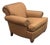 Ethan Allen Upholstered Rolled Arm Club Chair For Sale
