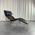 Animal Skin Skye Chaise Longue in Black Leather attributed to Tord Björklund for Ikea, Sweden, 1980s For Sale - Image 7 of 10