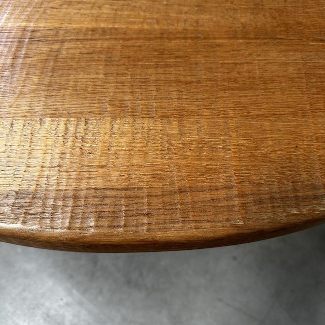 Vintage Extendable Dining Table in Oak from De Puydt, Belgium, 1970s For Sale - Image 5 of 12