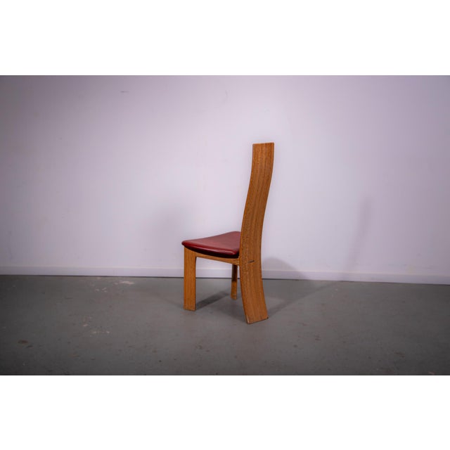 Iris Chairs by Bob Van Den Berghe for Van Den Berghe Pauvers, 1995, Set of 8 For Sale - Image 6 of 14