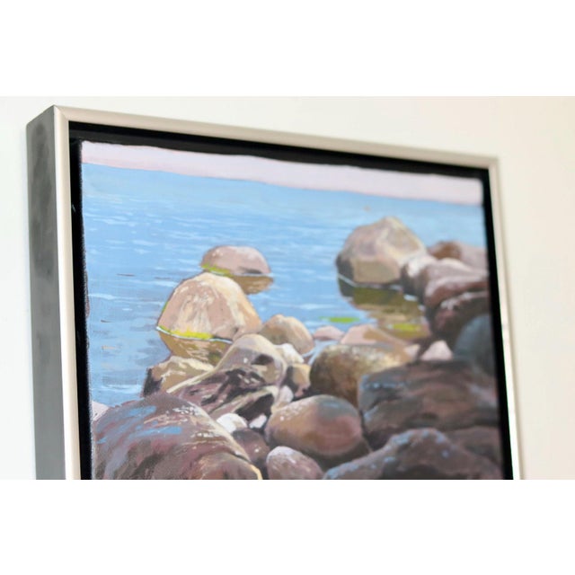 Oil Painting - Stones and Water by Gösta Calmeyer Medium: Oil on Canvas Title/Motif: Stones and Water Artist: Gösta...
