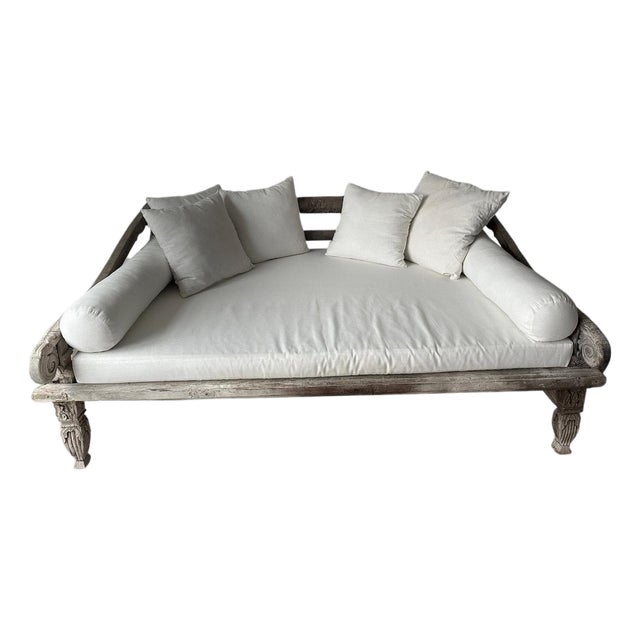 Museum Quality Rare Antique Day Bed For Sale