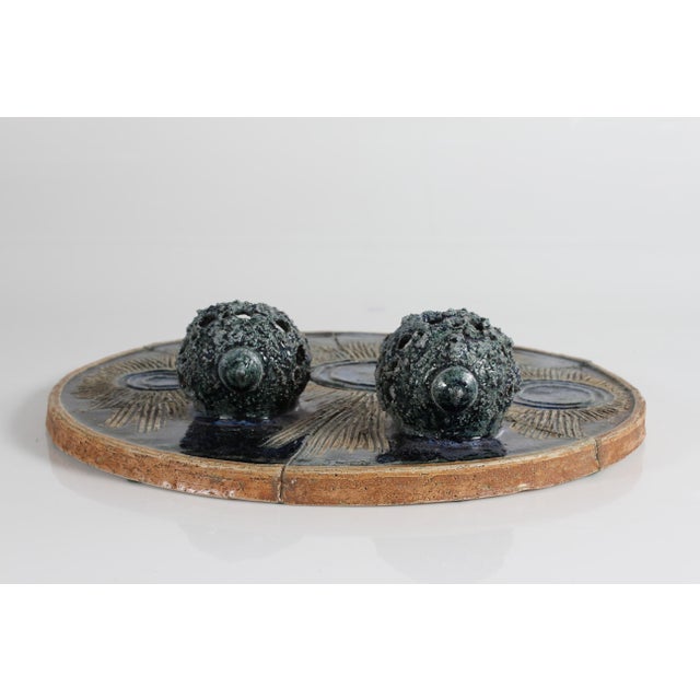 Mid-Century Modern Brutalist Wall Relief Light by Fridtjof Sejersen, Denmark, 1970s For Sale - Image 3 of 14