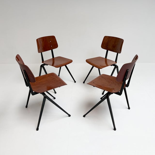 Timeless industrial dutch design from the 1960s. This is the s17 school chair by paul philipsen for galvanitas bv (1965)....