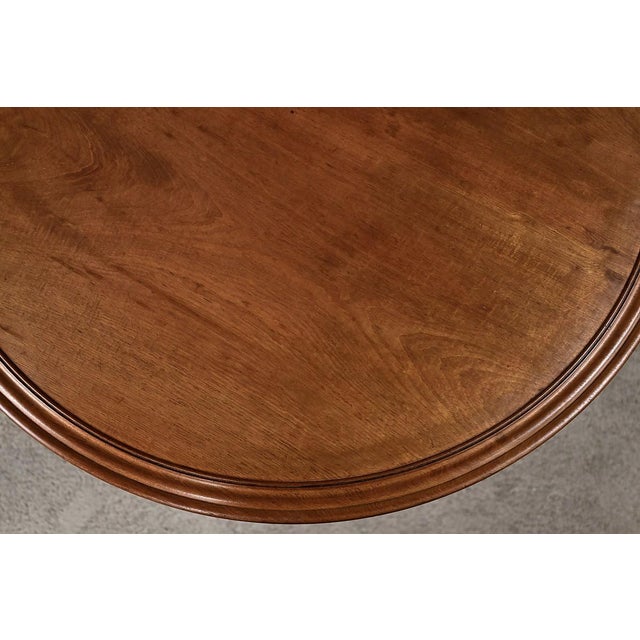 Wood Mid-19th Century Louis Philippe Mahogany Tilting Table For Sale - Image 7 of 17