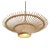 Mid-Century Modern Rattan Sun Ray Pendant Small For Sale - Image 3 of 12