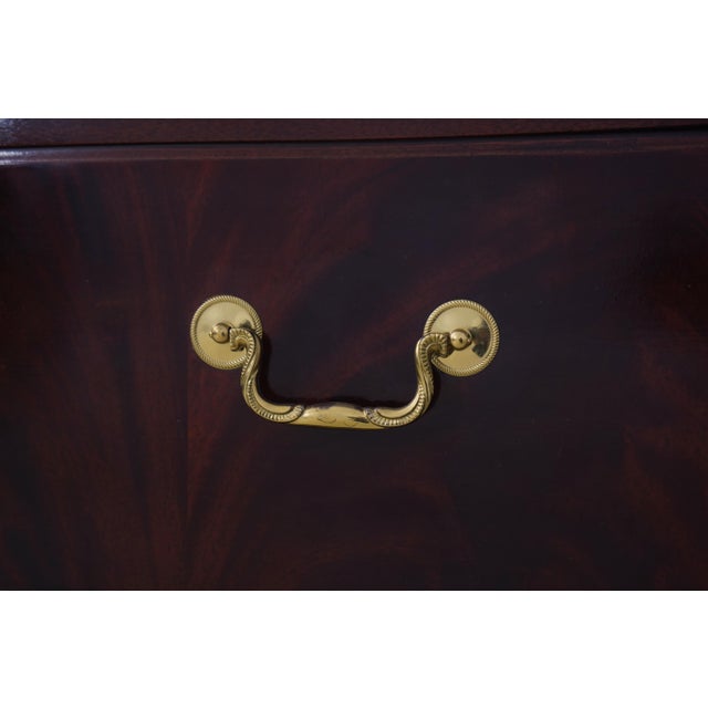 Thomasville Chippendale Style Mahogany Dresser W. Mirror For Sale - Image 15 of 18