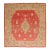 19th Century Angora Turkish Square Oushak Rug rug no.j4420 For Sale