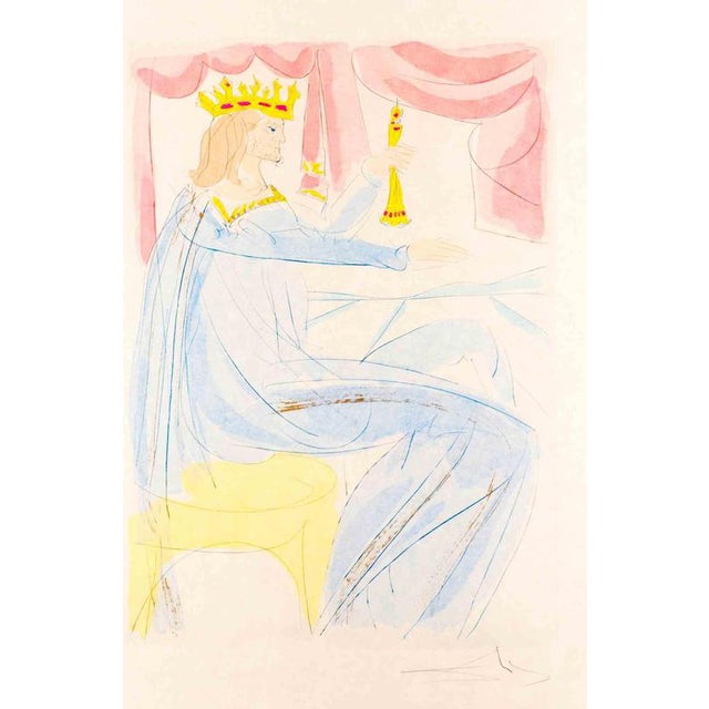 Salvador Dalí­, King Solomon, 1975, Lithograph For Sale