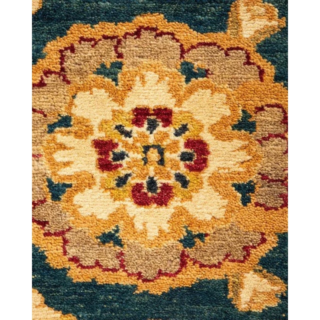 Traditional Mogul, One-of-a-Kind Hand-Knotted Area Rug in Red, 8' 1" x 10' 4" For Sale - Image 3 of 8