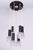 1960s Mid-Century Chandelier in Steel by Elektroinstala Jílové, Czech, 1960s For Sale - Image 5 of 16