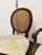 Bombay Company Traditional Oval Cane-Back Chairs, Set of Two For Sale - Image 4 of 12