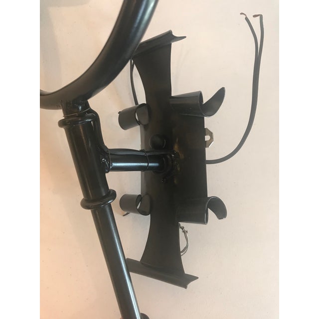 Metal 1920s Gothic Style 2-Light Electrified Sconces - a Pair For Sale - Image 7 of 13