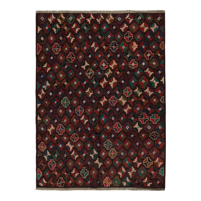 Rug & Kilim’s Kohistani Baluch Tribal Rug With Colorful Geometric Patterns For Sale