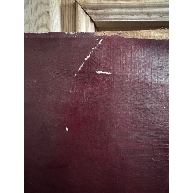 American Vintage Portrait Painting by Frank Tolles Chamberlin – Oil on Canvas – Bearded Gentleman Holding Book For Sale - Image 3 of 11