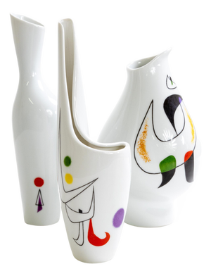 1960s Set of Three Rosenthal Porcelain Vases