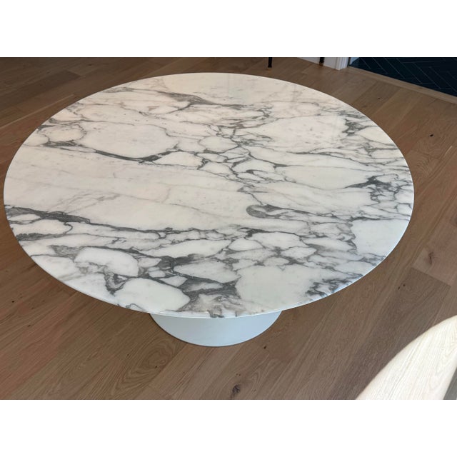 2010s Saarinen Round Dining Table 54" Knoll For Sale - Image 5 of 11